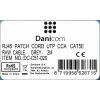 DSIT CAT 5e U/UTP netwerkkabel, 2 m, grijs, CCA