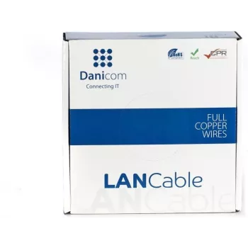 DSIT DANICOM CAT5E UTP 100m PVC Fca netwerkkabel