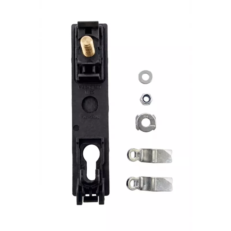 DSIT DS-EUROLOCK europrofiel-halve cilinderslot voor serverkasten, vernikkeld, verschillend sluitend, 2 sleutels