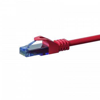 DSIT CAT6a U/UTP 100% koper netwerk-patchkabel, 0,15 m, rood (DC-U6A5-001)