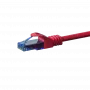 DSIT CAT6a U/UTP 100% koper netwerk-patchkabel, 0,15 m, rood (DC-U6A5-001)