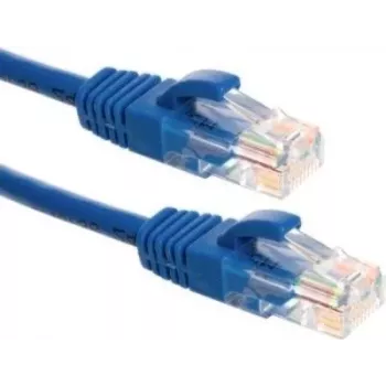 DSIT DC-U6A4-500 UTP Cat6a netwerkkabel, 100% koper, 50 m, blauw