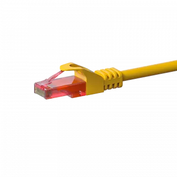 DSIT CAT6 netwerkkabel U/UTP 0,15 m geel 100% koper (DC-67-001)
