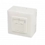 DSIT opbouw Cat. 6a afgeschermde dubbele RJ45-doos, ivoor
