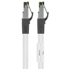 DSIT RJ45 netwerkkabel S/FTP PiMF CAT 8 wit 0,25m