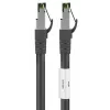 DSIT Cat8 S/FTP PiMF netwerk-patchkabel RJ45, 0,5 m, zwart, 40 Gbit/s