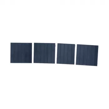 DSIT 3U DIN-rail behuizing afdekplaten, 4-pack, grijs