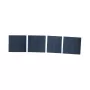 DSIT 3U DIN-rail behuizing afdekplaten, 4-pack, grijs