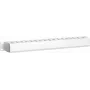DSIT 19 inch 1U horizontaal kabelmanagementpaneel met afdekking, wit (DS-1902-W)