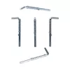 DSIT DS-LP snelspan-borgpen met veer, 8 mm diameter, 45 mm bruikbare lengte, verzinkt staal
