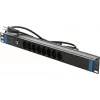 DSIT 19-inch Zwitserse stekkerdoos met overspanningsbeveiliging - 8 stopcontacten (DS-8PDU-CH-SPD)