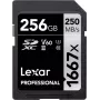 Lexar Professional 256GB SDXC UHS-II U3 V60 geheugenkaart 1667x