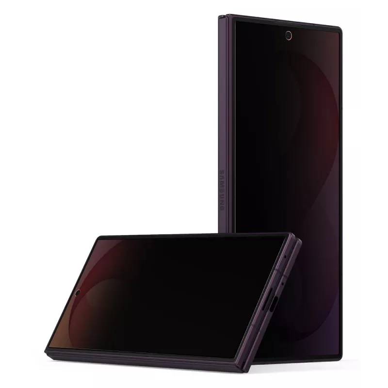 Ringke Cover Display Easy Slide 360 Privacy gehard glas screenprotector 2-pack voor Samsung Galaxy Z Fold 8 Ultra