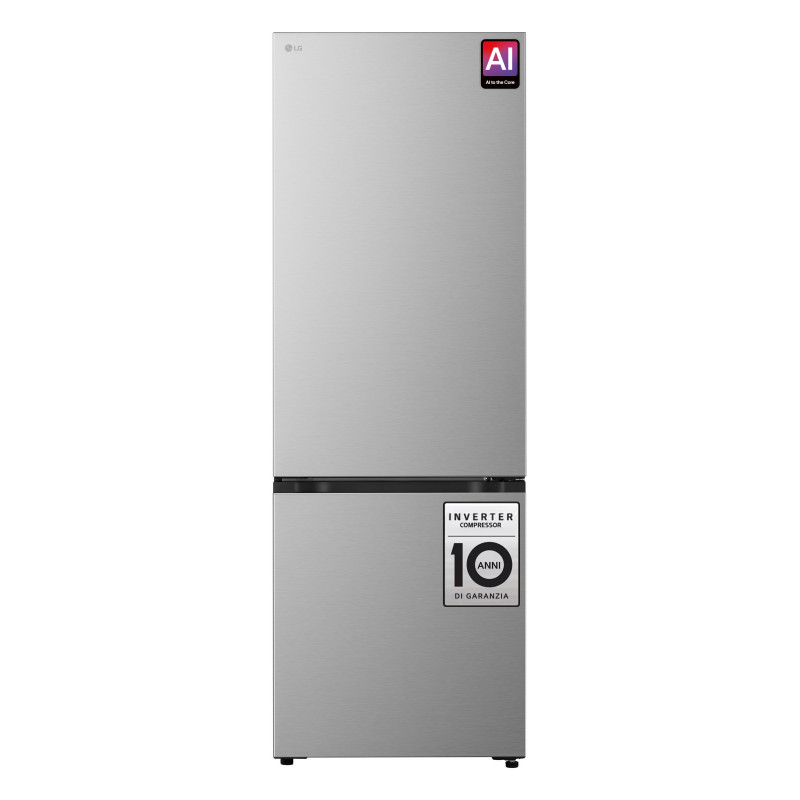 LG GBBW322CPY koelkast met vriesvak onder, 341 L, LINEARCooling™, DoorCooling+™, LG ThinQ, Total No Frost, Dark Graphite Silver