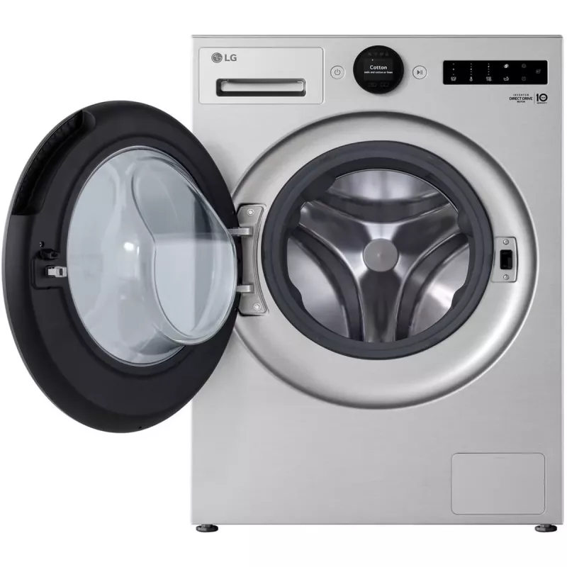 LG F4WX801YS 10,5 kg frontlader wasmachine met AI DD™, Steam+™ en Wi-Fi
