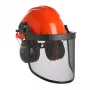 CLICS veiligheidshelm met mesh-vizier en gehoorbeschermers Climax 43