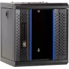 DSIT 6U 10 inch wandmontage-serverbehuizing met glazen deur, 312x310x352 mm, zwart (DS10-3306)
