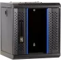 DSIT 6U 10 inch wandmontage-serverbehuizing met glazen deur, 312x310x352 mm, zwart (DS10-3306)