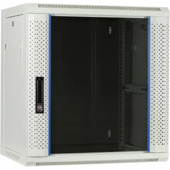 DSIT DS6412W 12U wandmontage-serverbehuizing met glazen deur, 600x450x634 mm, wit