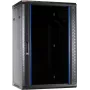 DSIT 18U wandmontage-serverkast met glazen deur 600x450x900 mm (DS6418)