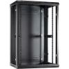 DSIT 18U wandmontage-serverkast met glazen deur 600x450x900 mm (DS6418)
