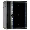 DSIT DS6615 15U wandmontage-serverkast met glazen deur, 600x600x770 mm, zwart