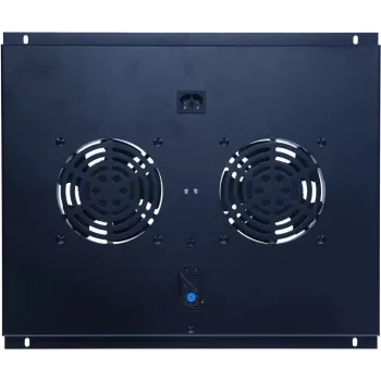 DSIT DS-FT60 serverrack-ventilatoreenheid met 2 ventilatoren en thermostaat voor 600 mm diepe kasten