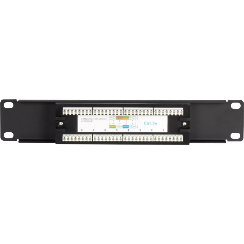 DSIT DS-10Patch5-8UTP 10 inch 8-poorts UTP CAT 5e patchpaneel