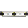 DSIT DS-10Patch6-12UTP 10 inch 12-poorts UTP CAT6 patchpaneel, 1U rackmontage, zwart