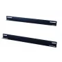 DSIT 19 inch rackrails voor 450 mm diepe wandkasten (set van 2, zwart, staal)