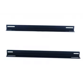 DSIT 19 inch rackrails voor 450 mm diepe wandkasten (set van 2, zwart, staal)