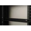 DSIT 19 inch rackrails voor 450 mm diepe wandkasten (set van 2, zwart, staal)