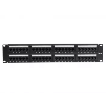 DS-IT CAT 5e UTP netwerk-patchpaneel, 19 inch, 48-poorts (DS-Patch5-48UTP)