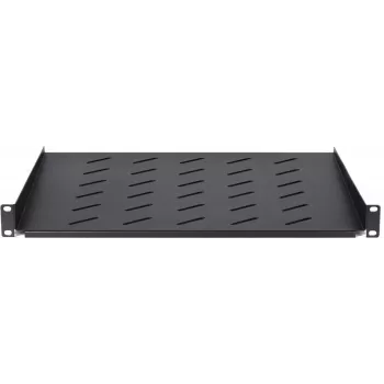 DSIT DS-FH1U450 1U vast schap voor 600 mm diepe wandkasten, 450 mm diepte, zwart