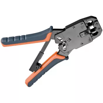 DSIT DC-TOOL-RJ45PRO professioneel krimpgereedschap voor RJ45-stekkers met kabelstripper en striptang