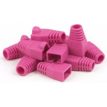 DSIT DANICOM RJ45-stekkerbeschermingsbehuizing roze 10-pack