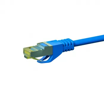 DSIT Cat.7 S/FTP PiMF netwerk-patchkabel RJ45, blauw, 1m