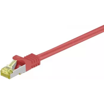 DSIT DC-75-100 Cat.7 S/FTP PiMF RJ45-netwerkkabel, 10 m, rood