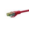 DSIT DC-75-100 Cat.7 S/FTP PiMF RJ45-netwerkkabel, 10 m, rood