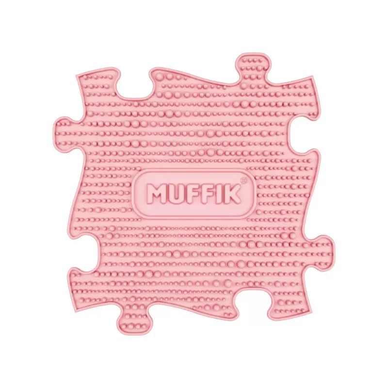 MUFFIK orthopedische sensorische mat set 6-in-1 baby pastel – 6 puzzelstukken