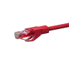 DSIT CAT6 netwerkkabel U/UTP 0,25 m rood 100% koper (DC-65-002)
