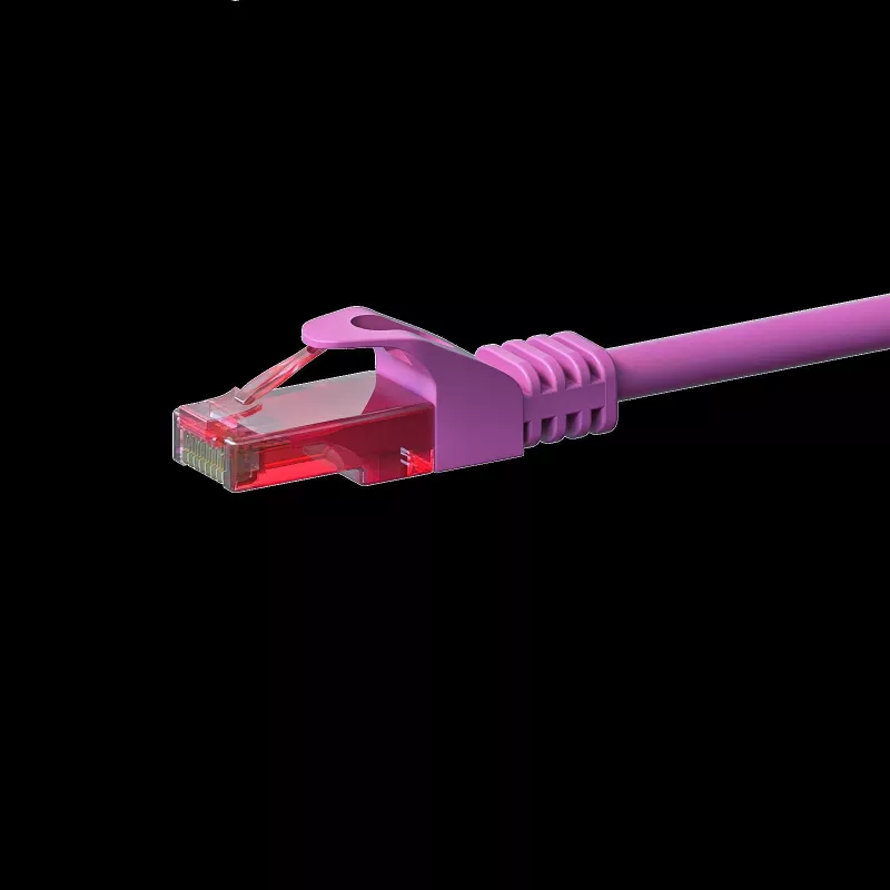 DSIT CAT6 netwerkkabel U/UTP 2m roze 100% koper (DC-69-020)