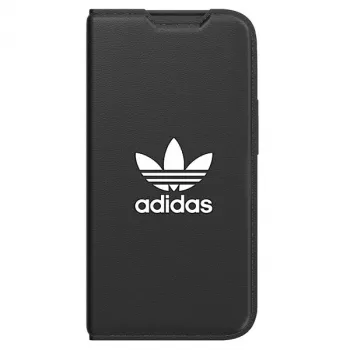 Adidas Originals Basic Booklet-hoes voor iPhone 14 Pro, zwart & wit