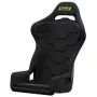 Sabelt SRS-1 simracestoel, glasvezelschaal, gevoerd - diepzwart