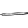 DSIT DS-Patch-24STP 24-poorts Keystone patchpaneel S/UTP 1U zwart