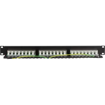 DS-IT CAT 5e FTP 24-poorts 19 inch rackmontage patchpaneel