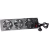 DSIT DS-FAN3FRONT 3U rackmontage ventilatorunit met 3 ventilatoren voor 19 inch racks, zwart