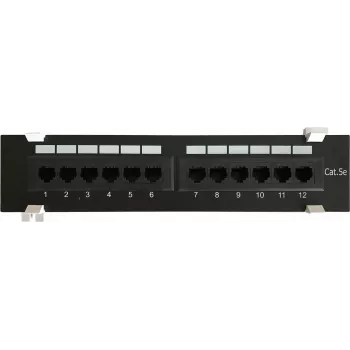 DSIT CAT 5e wandmontage patchpaneel 12-poorts UTP