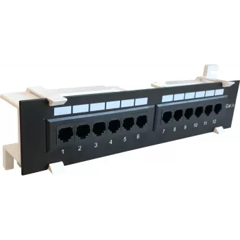 DSIT CAT 5e wandmontage patchpaneel 12-poorts UTP