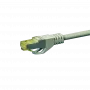 DSIT Cat.7 S/FTP PiMF RJ45 netwerk-patchkabel, grijs, 0,25 m